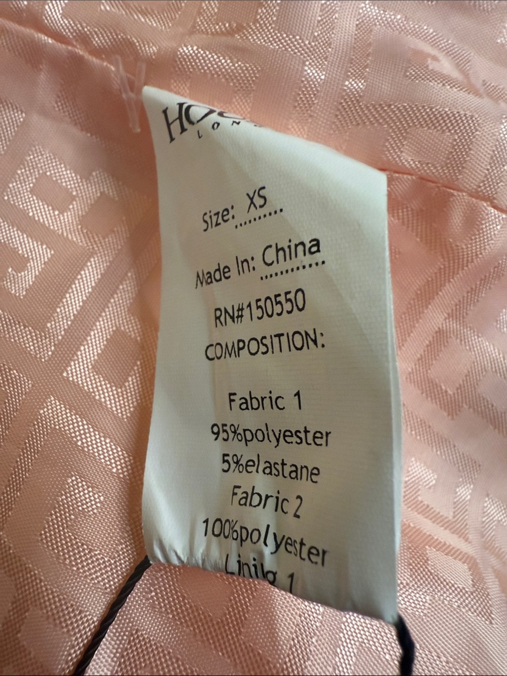 House of CB Janis Pink Blazer Dress with Black Lapel - Picture 11 of 15